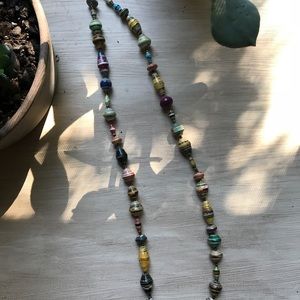 31 Bits Paper Bead Necklace- Multicolor
